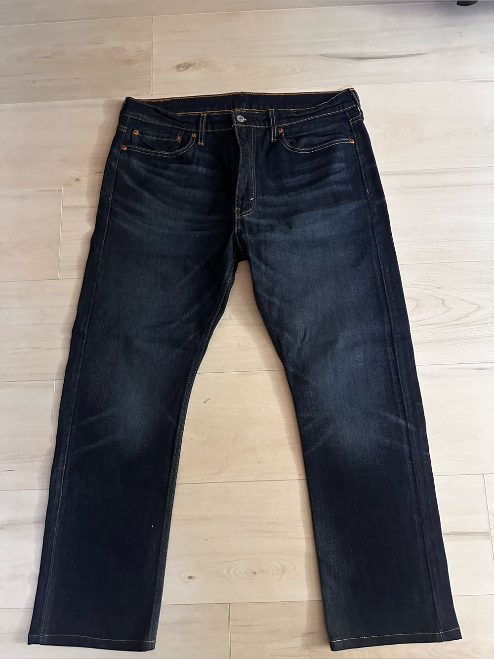 Levi's 513 Straight Men’s Dark Jeans Size 36x32 0101